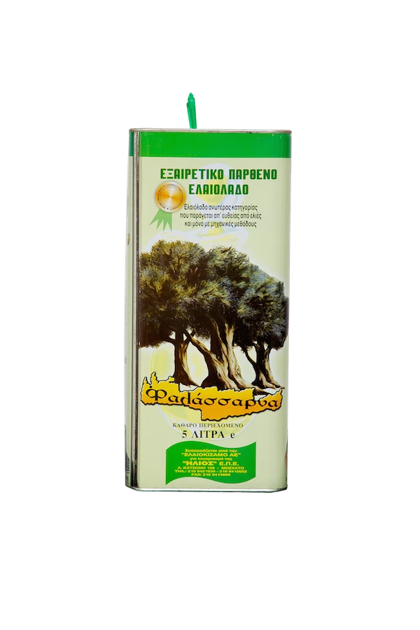 Εξαιρετικά παρθένο ελαιόλαδο 5 lt ΜΕΤΑΛΛΙΚΟ